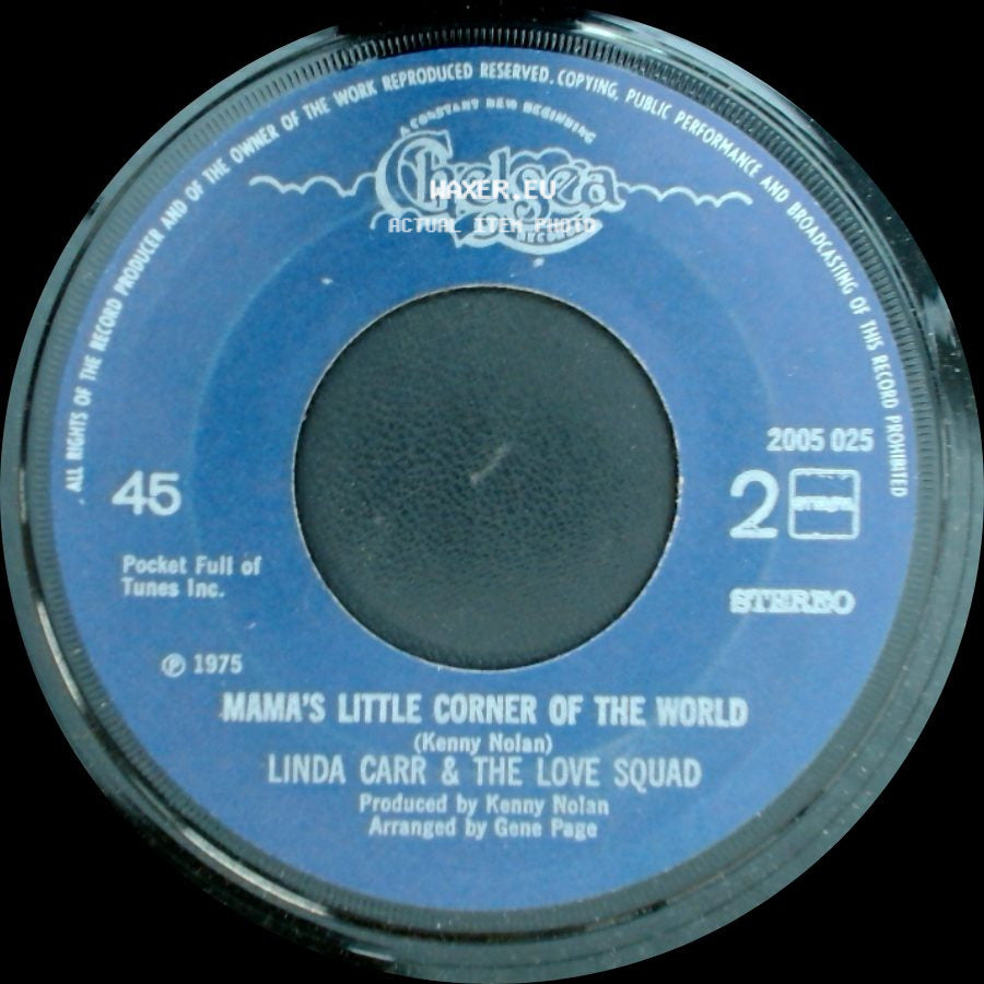 Linda Carr & The Love Squad - Mama's Little Corner Of The World / Highwire side A