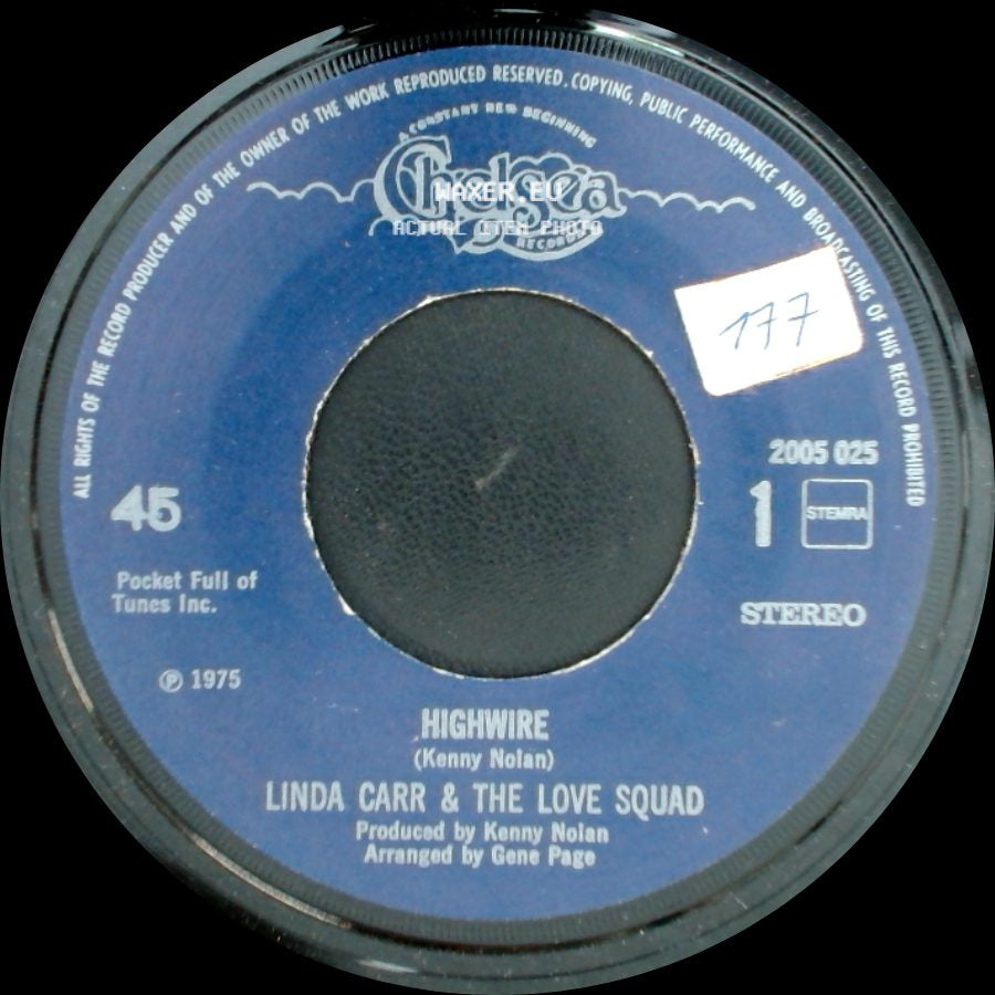 Linda Carr & The Love Squad - Mama's Little Corner Of The World / Highwire side B