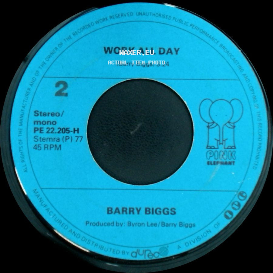 Barry Biggs - Work All Day / Side Show side A