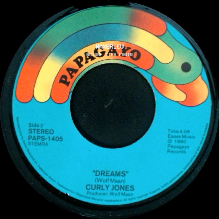 Curly Jones - The New York Song / Dreams side B