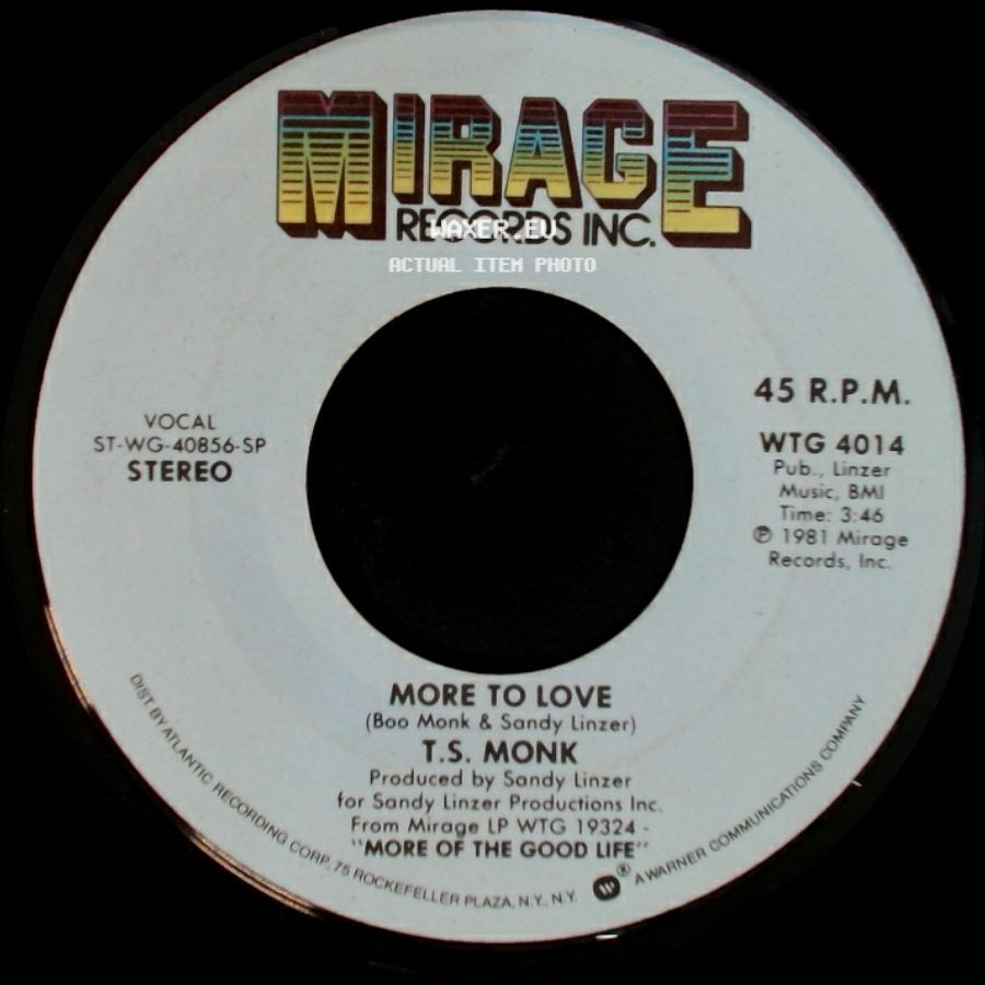T.S. Monk - More To Love / Falling In Love With You side A