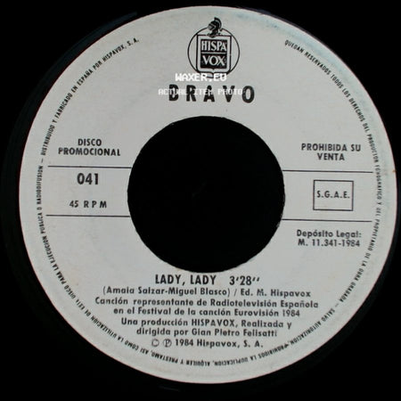 Bravo - Lady, Lady / Lady, Lady side A