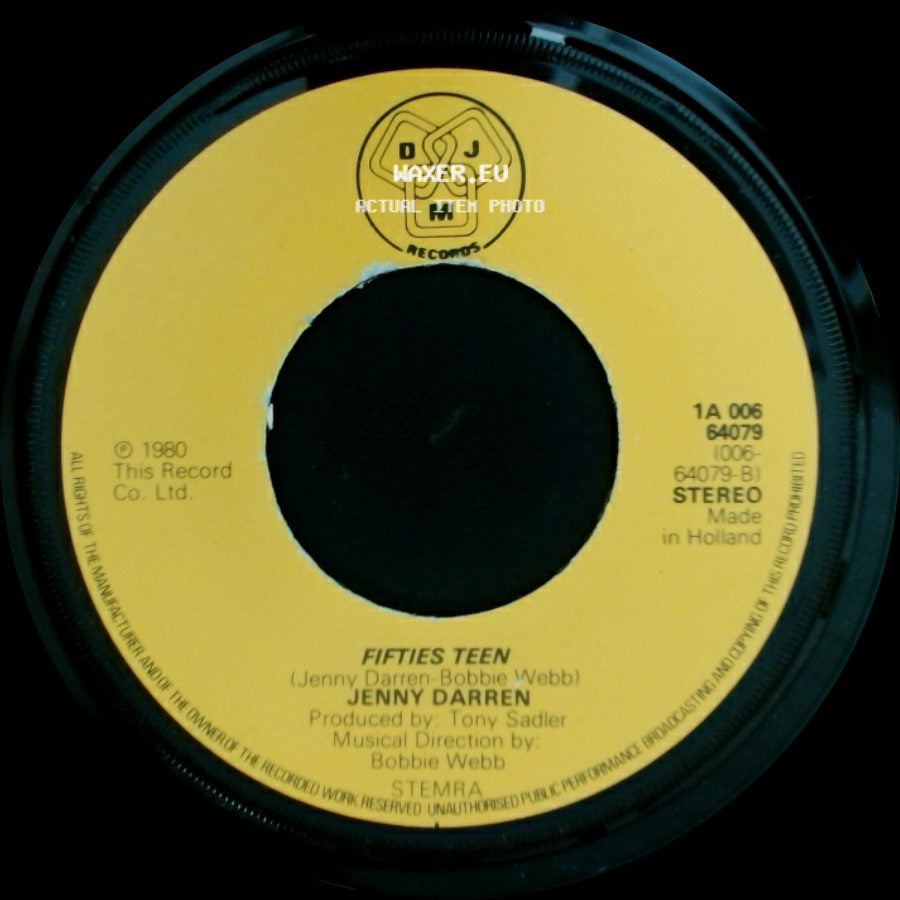 Jenny Darren - Fifties Teen / Lover side A