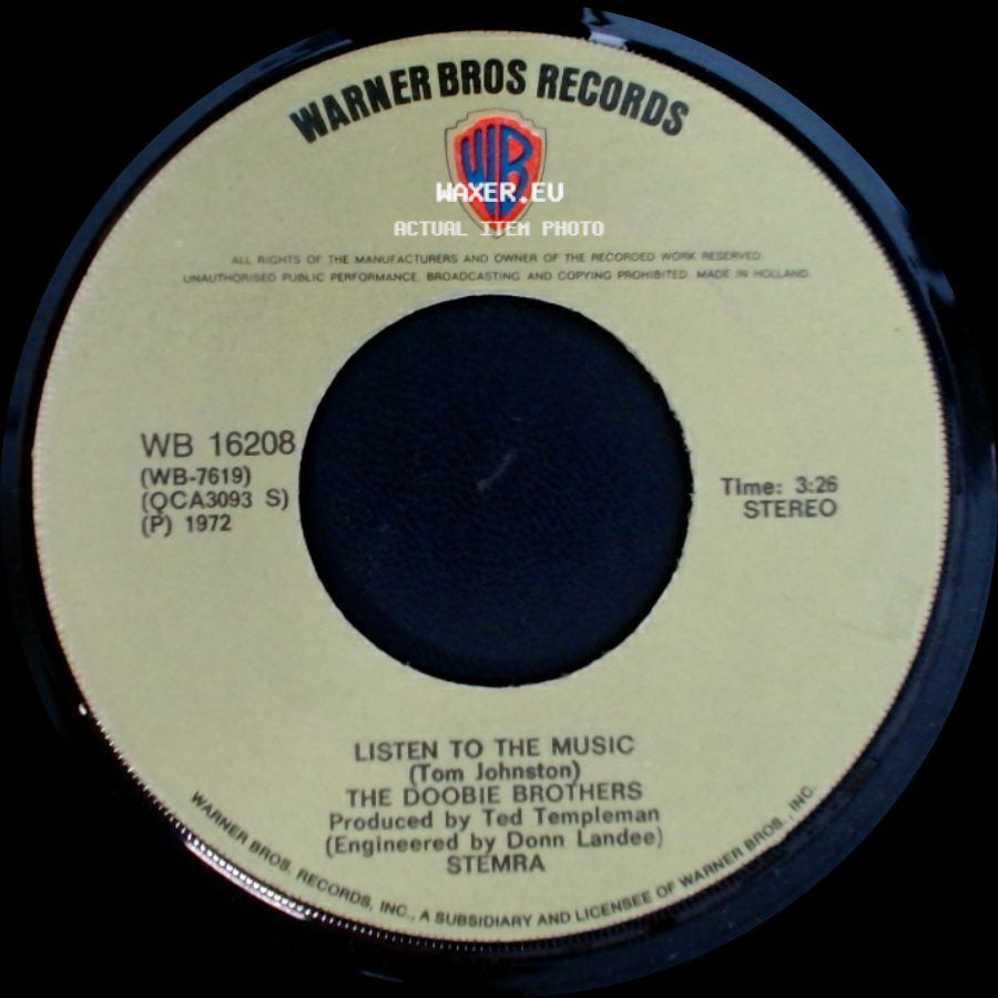 The Doobie Brothers - Listen To The Music / Toulouse Street side A