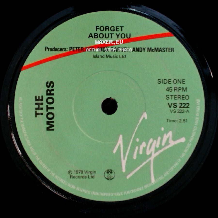The Motors - Forget About You / Picturama side A