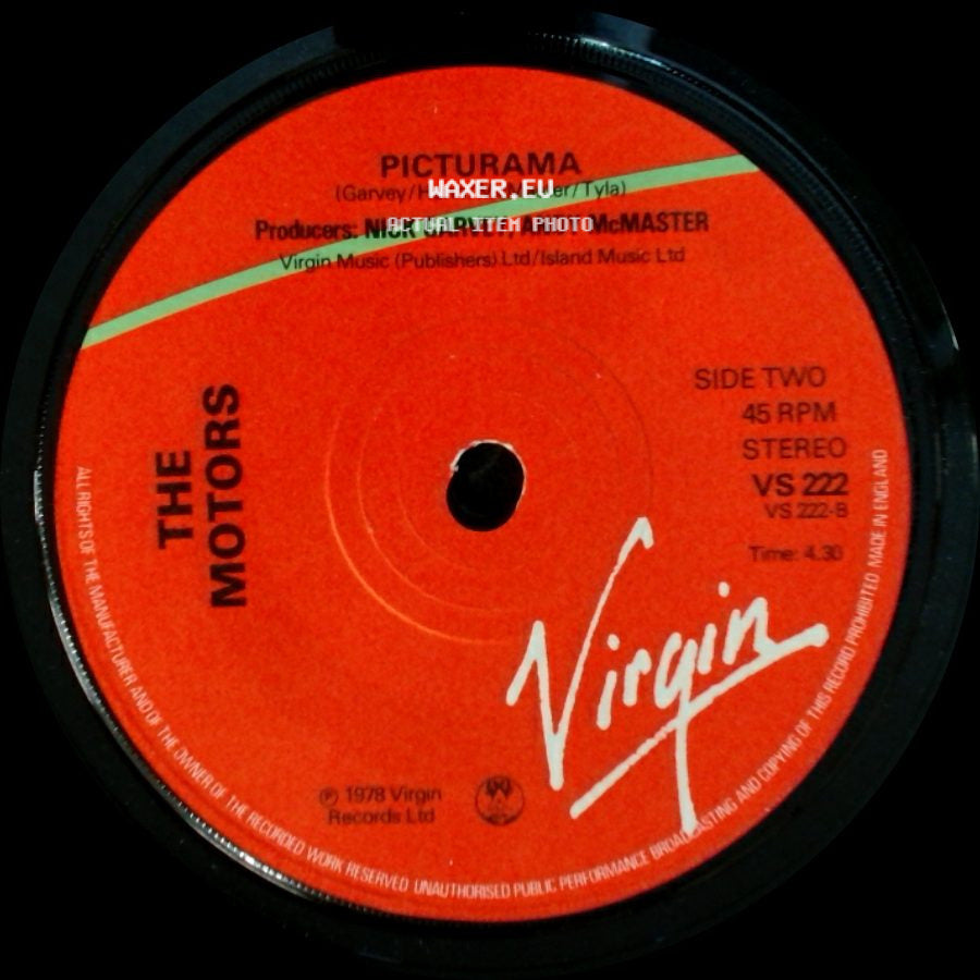 The Motors - Forget About You / Picturama side B