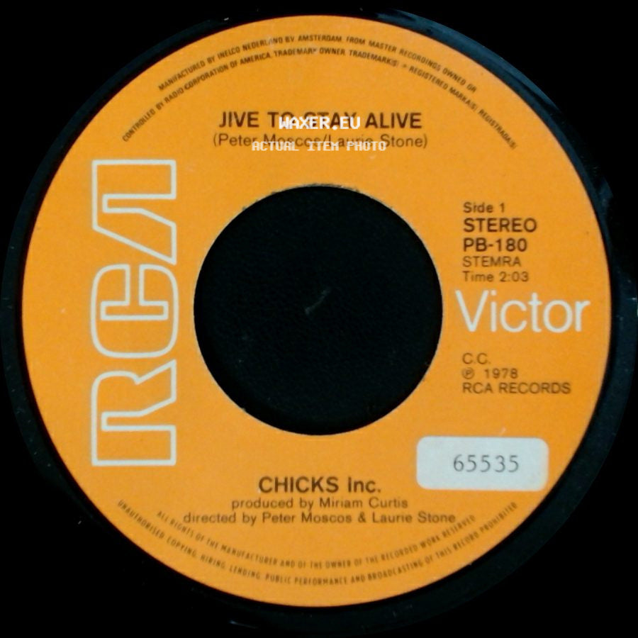 Chicks Inc. - Jive To Stay Alive / Do It side A