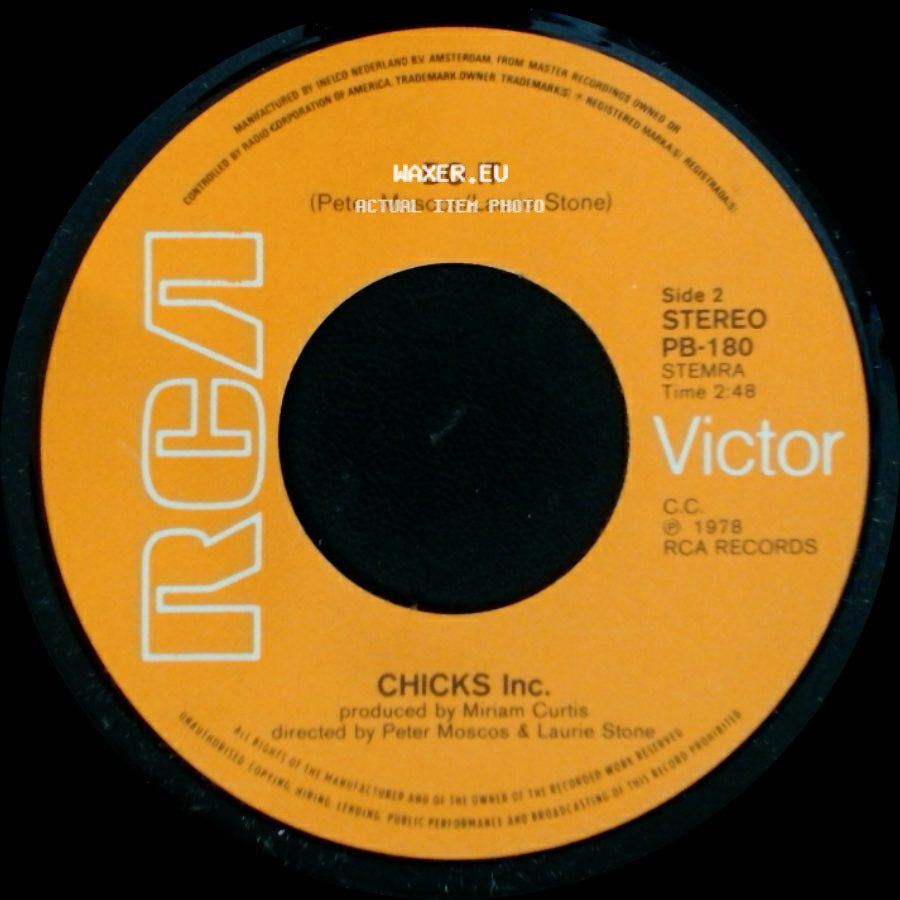 Chicks Inc. - Jive To Stay Alive / Do It side B