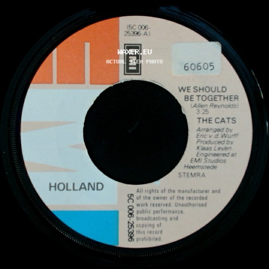 The Cats - Looking Back Over My Yesterday / We Should Be Together side B