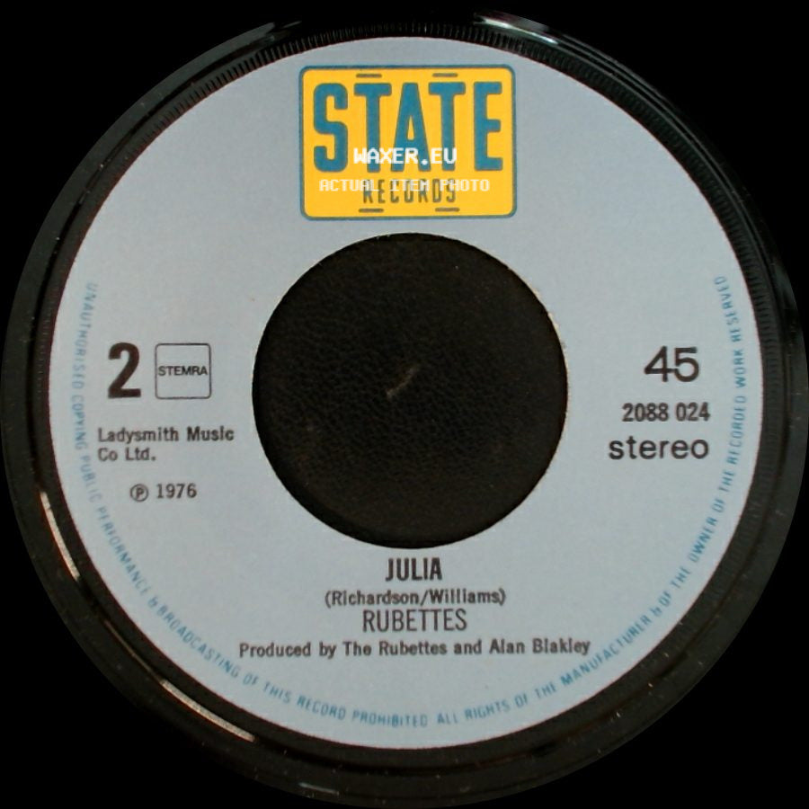 Rubettes - You're The Reason Why / Julia side B