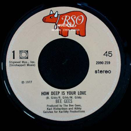 Bee Gees - Can't Keep A Good Man Down / How Deep Is Your Love side B