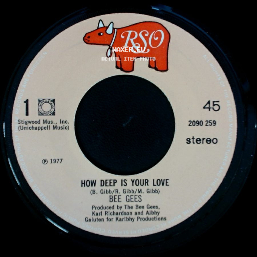 Bee Gees - Can't Keep A Good Man Down / How Deep Is Your Love side B