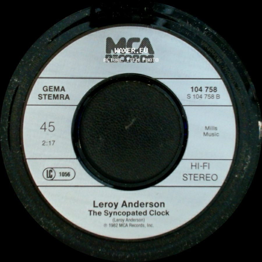 Leroy Anderson - The Syncopated Clock / The Typewriter side A