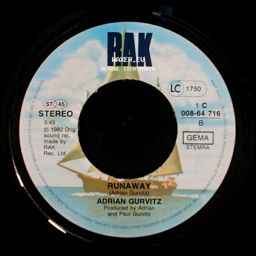 Adrian Gurvitz - Runaway / Classic side A