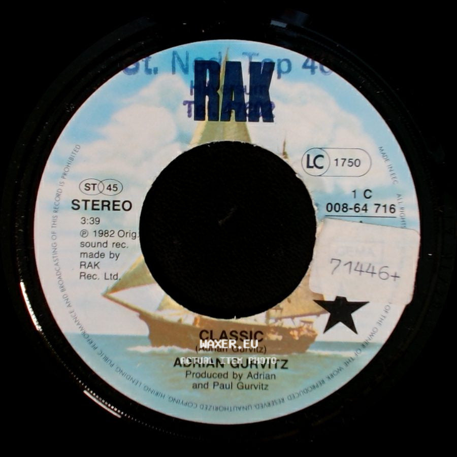 Adrian Gurvitz - Runaway / Classic side B