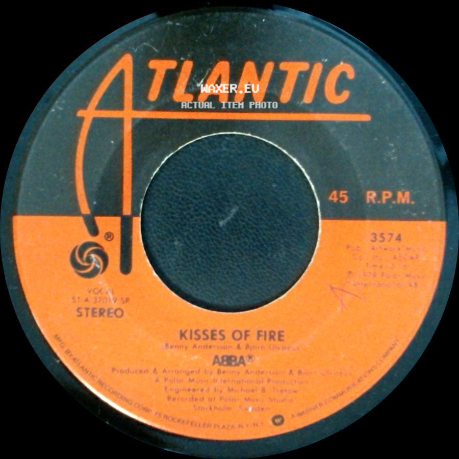 Abba - Does Your Mother Know / Kisses Of Fire side B