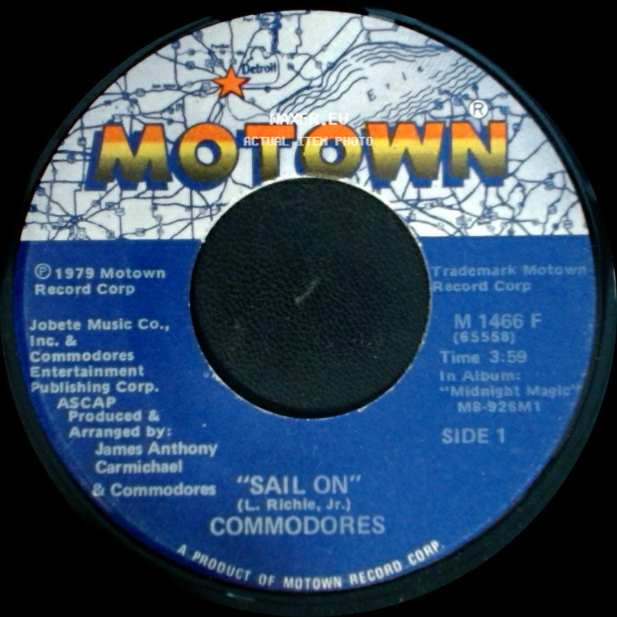 Commodores - Sail On / Thumpin' Music side A