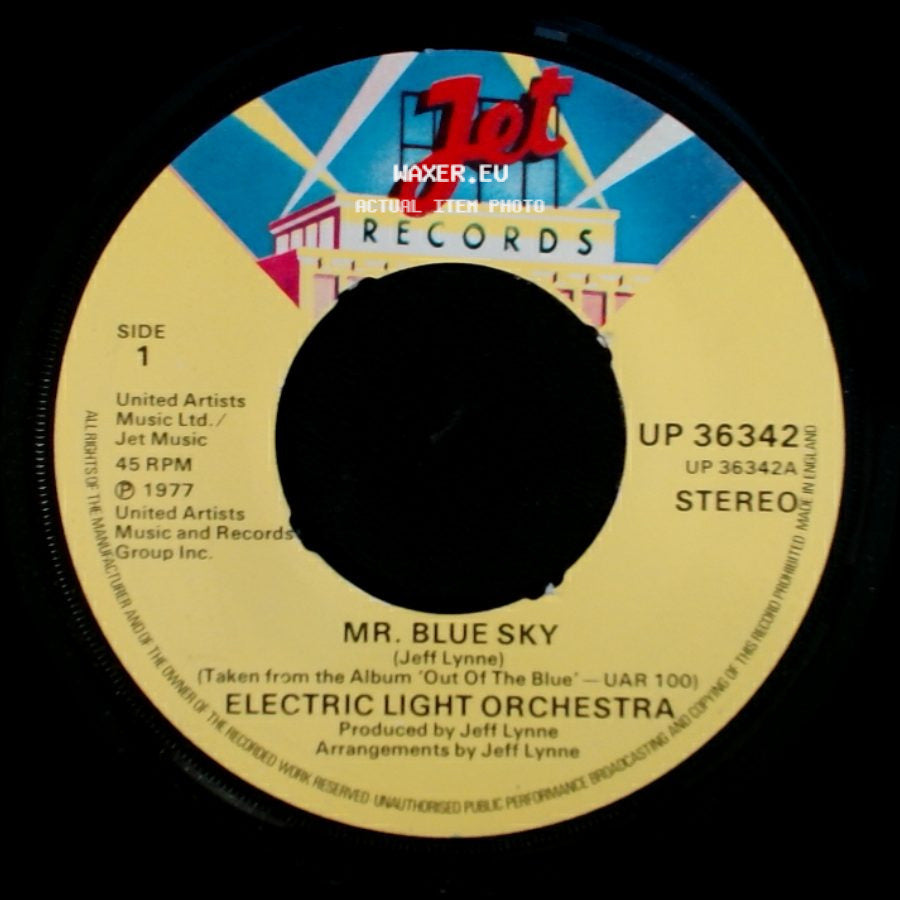 Electric Light Orchestra - Mr. Blue Sky / One Summer Dream side A