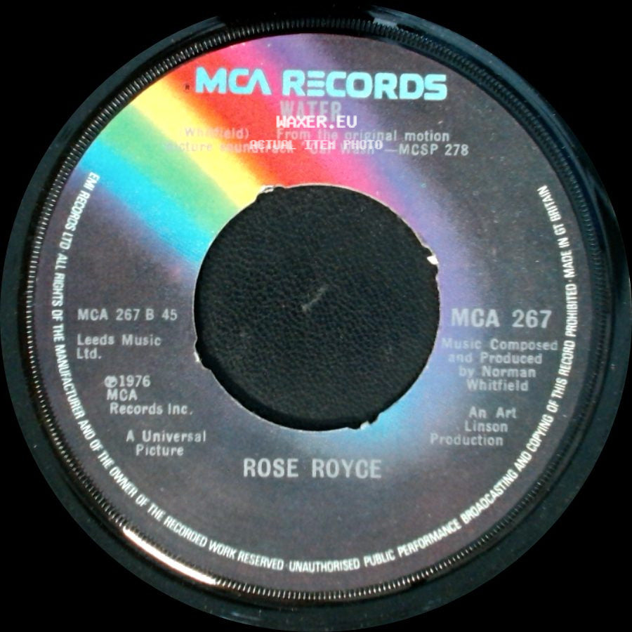 Rose Royce - Water / Car Wash side A