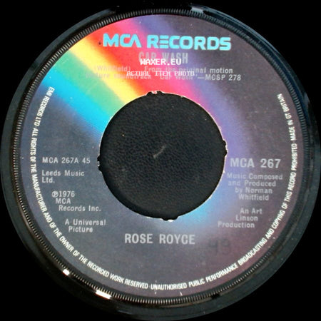 Rose Royce - Water / Car Wash side B