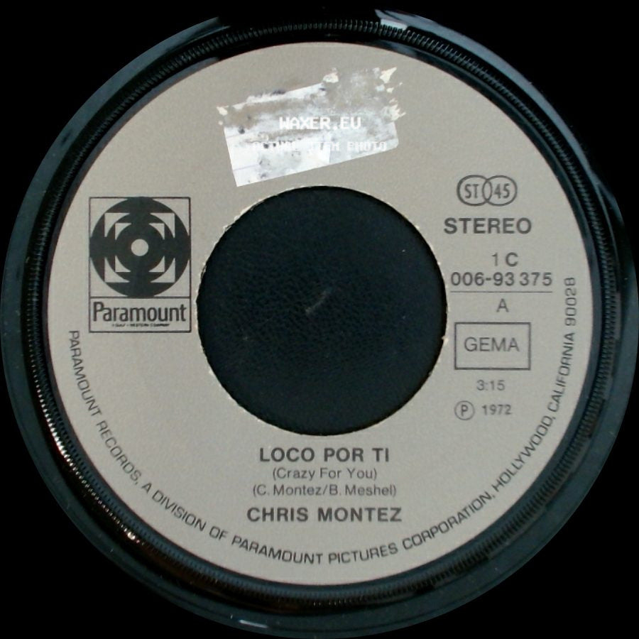 Chris Montez - Loco Por Ti (Crazy For You) / The Part You Play Best Is Yourself side A
