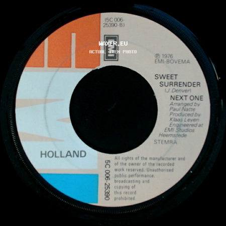 Sweet Surrender / Little Spanish Sailor - Next One / Next One side A
