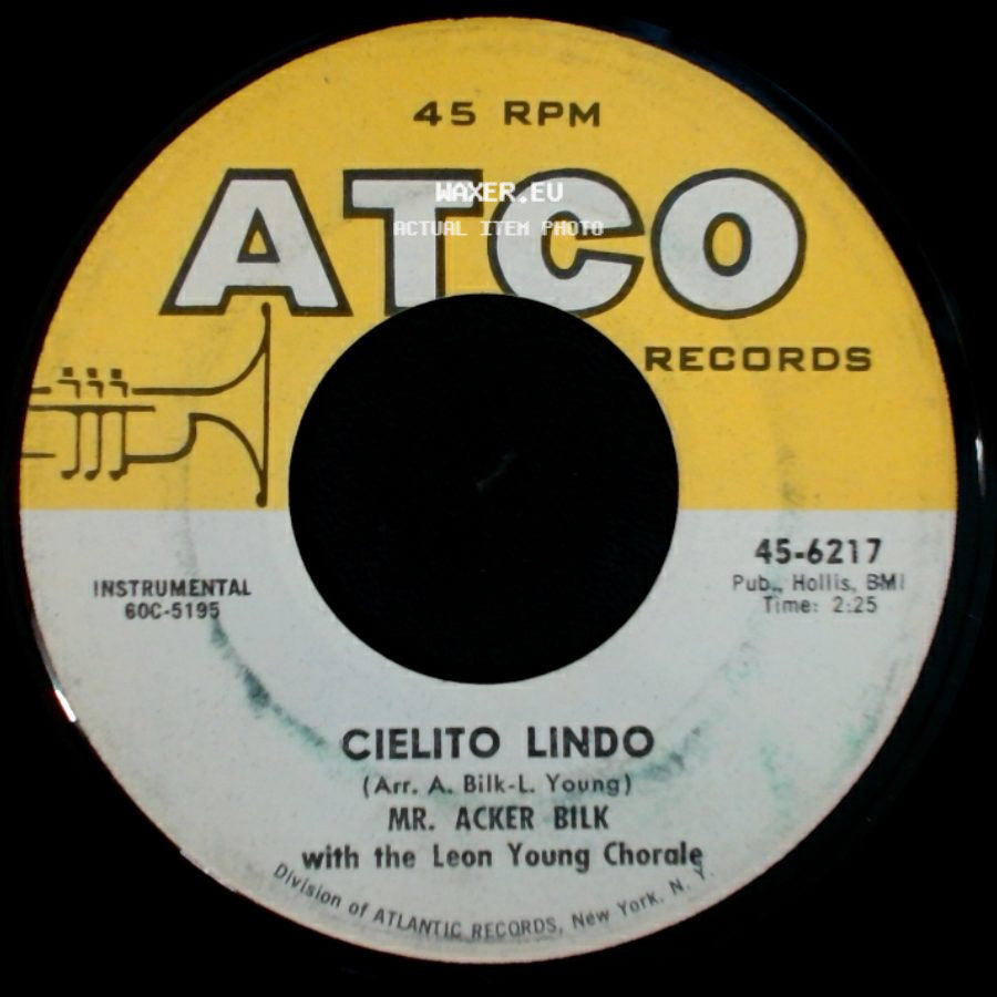 Mr. Acker Bilk With The Leon Young Chorale / Mr. Acker Bilk - Stranger On The Shore / Cielito Lindo side B