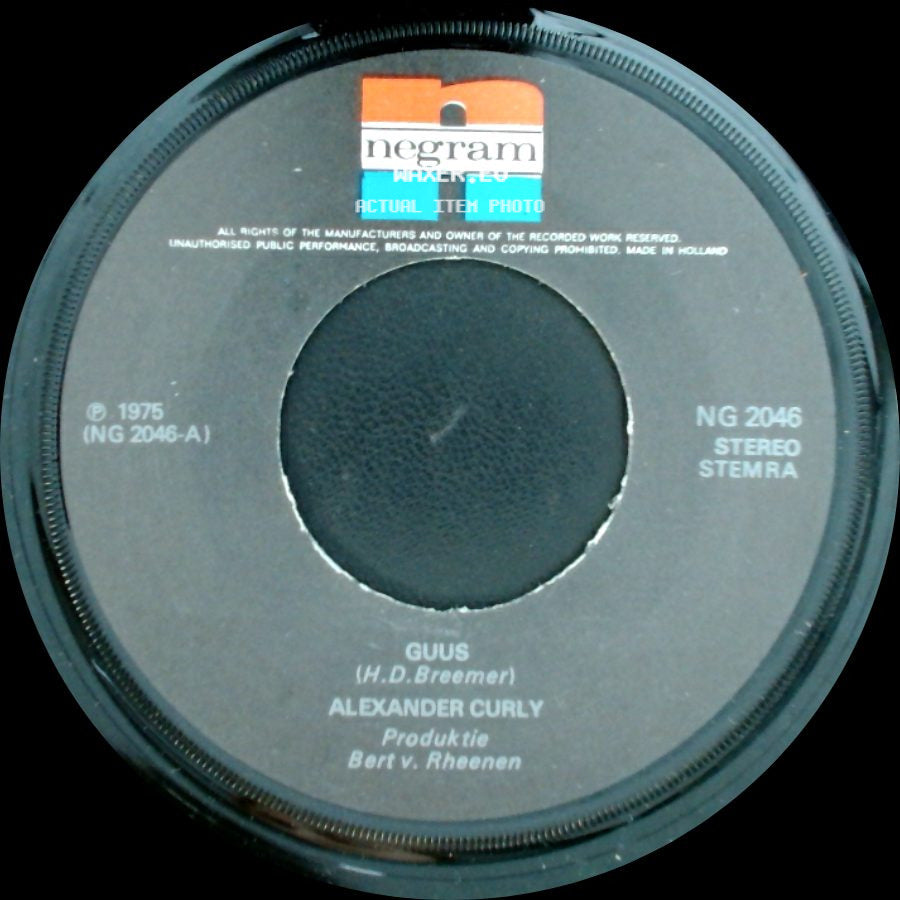 Alexander Curly - Guus / Regen side A