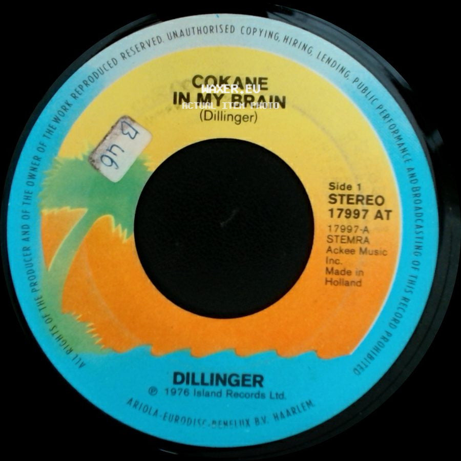 Dillinger - Cokane In My Brain / Power Bank side A