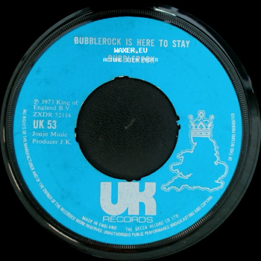 Bubblerock - Bubblerock Is Here To Stay / (I Can't Get No) Satisfaction side A