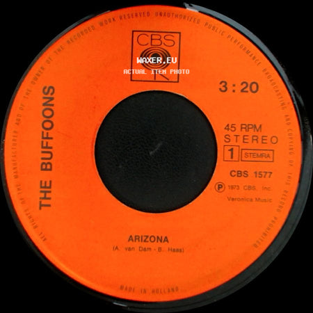 The Buffoons - Arizona / I Can't Sleep side A