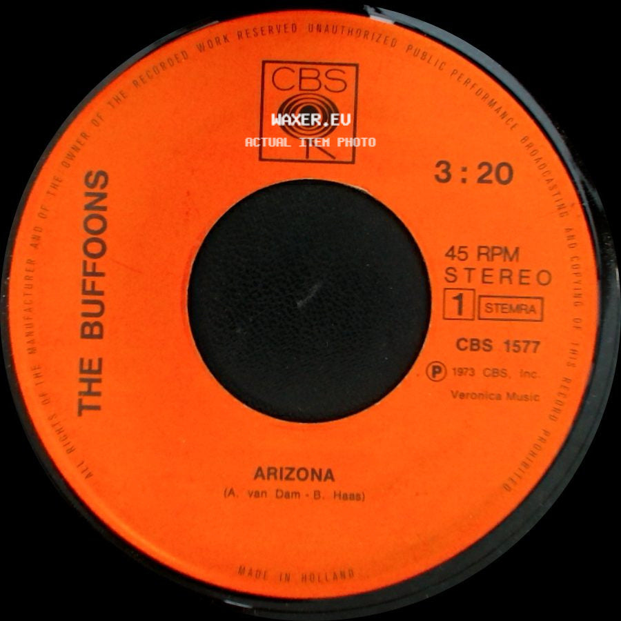 The Buffoons - Arizona / I Can't Sleep side A