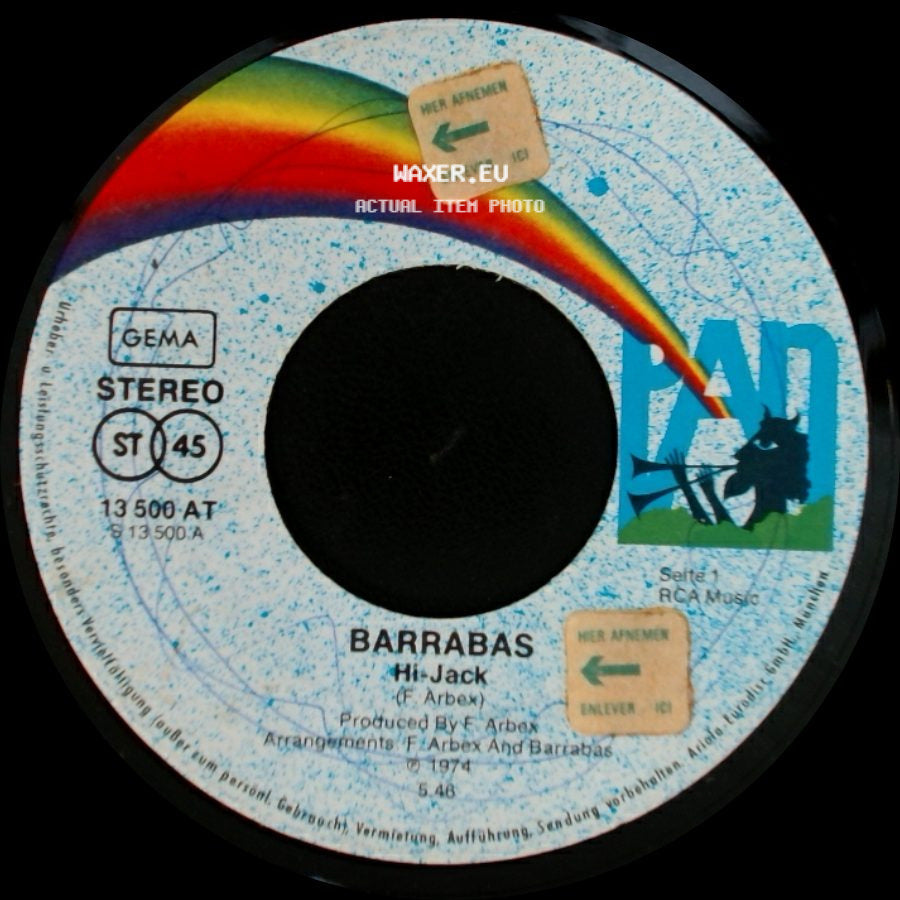Barrabas - Hi-Jack / Lady Love side A
