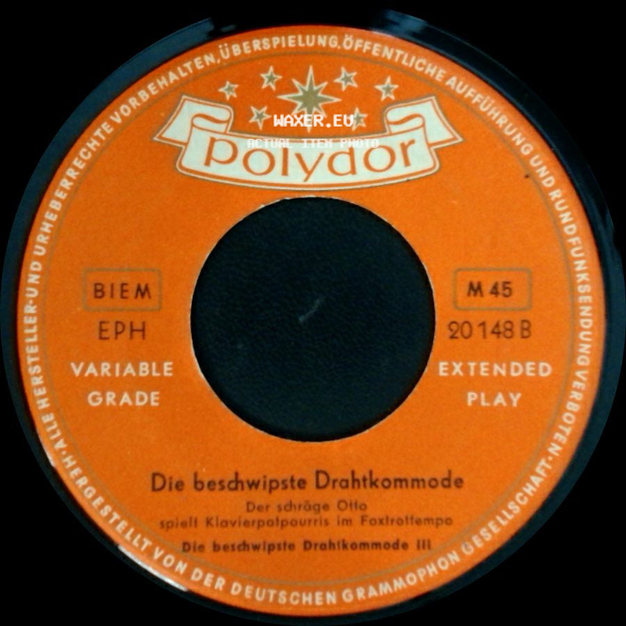 Unknown Artist - Die Beschwipste Drahtkommode / Die Beschwipste Drahtkommode side A