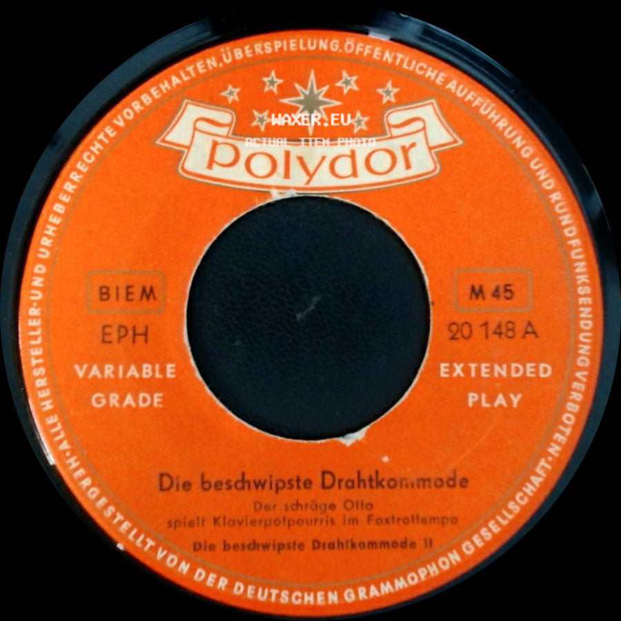 Unknown Artist - Die Beschwipste Drahtkommode / Die Beschwipste Drahtkommode side B