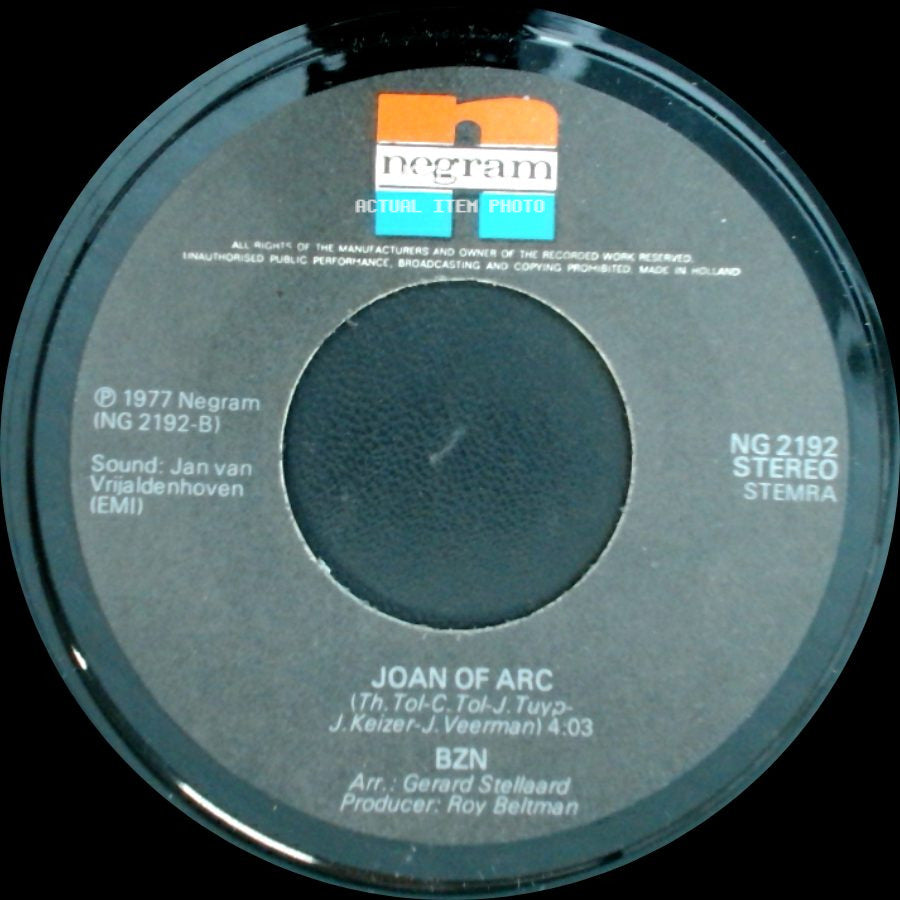 Bzn - Joan Of Arc / Don't Say Goodbye side A