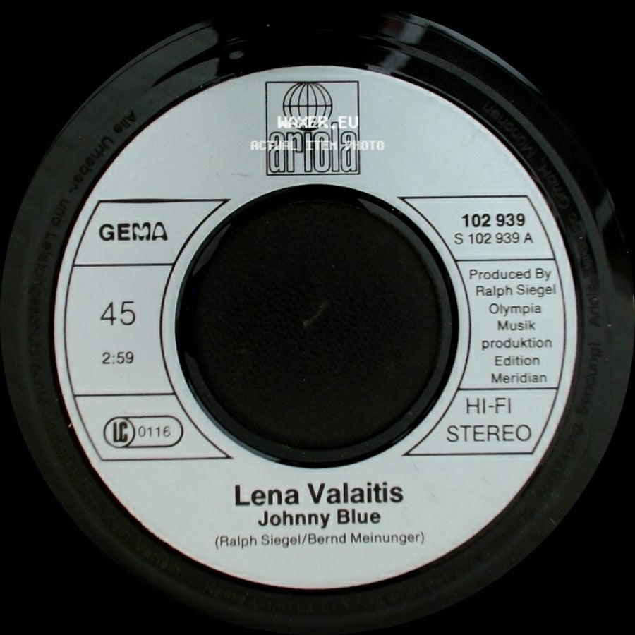 Lena Valaitis - Jeder Mensch Hat Seinen Traum / Johnny Blue side B