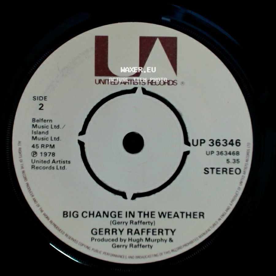 Gerry Rafferty - Baker Street / Big Change In The Weather side B