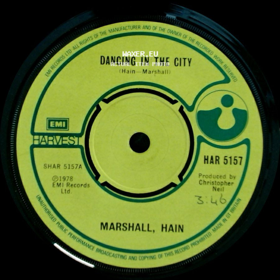 Marshall, Hain - Dancing In The City / Dancing In The City side A