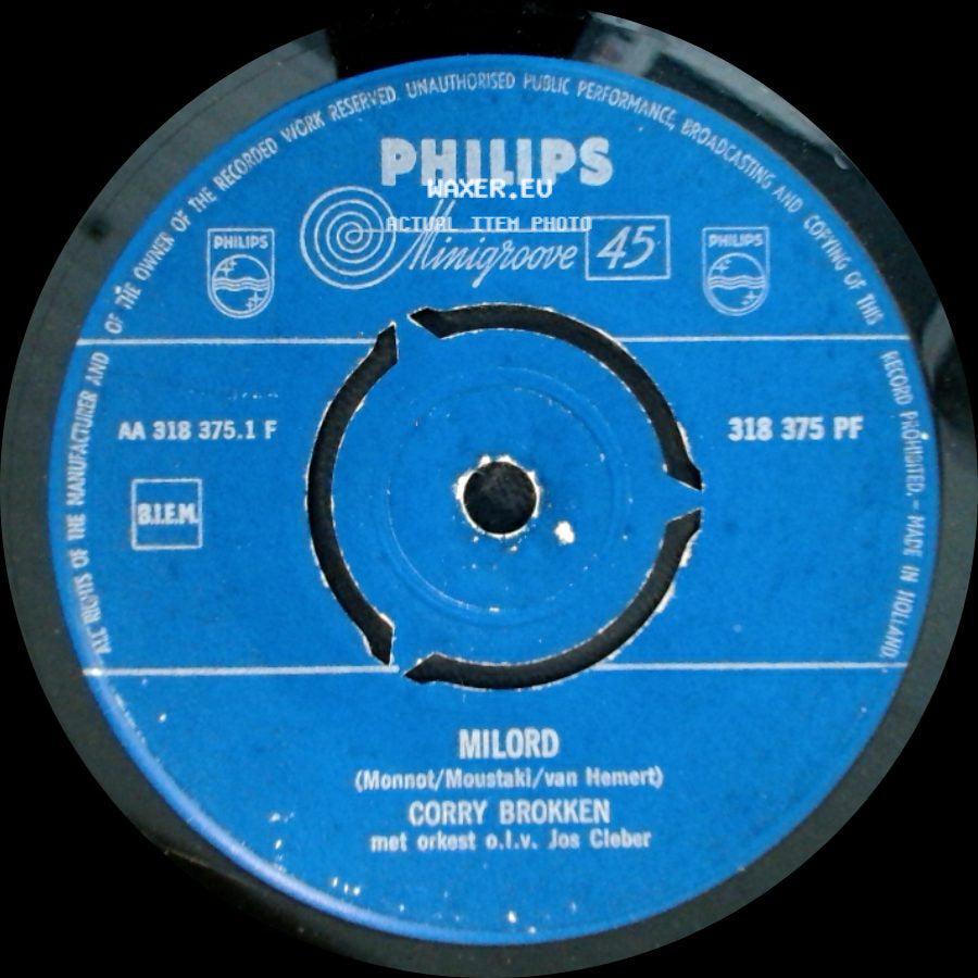 Corry Brokken - Milord / Mustapha side A