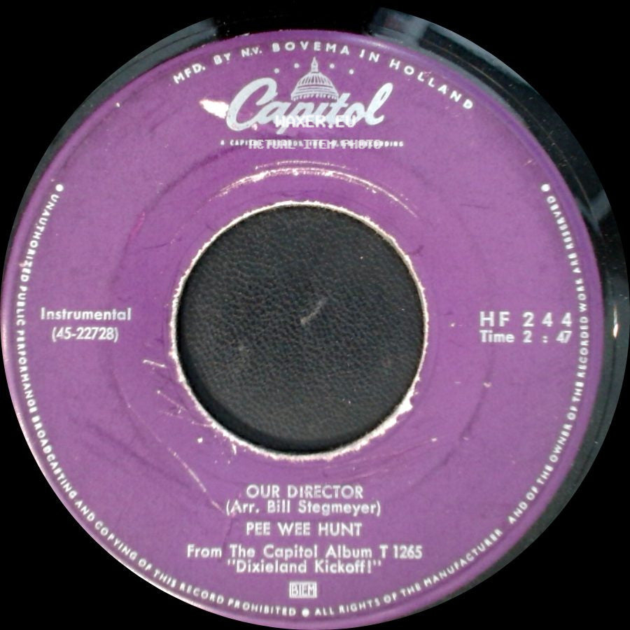 Pee Wee Hunt - Illinois Loyalty / Our Director side B