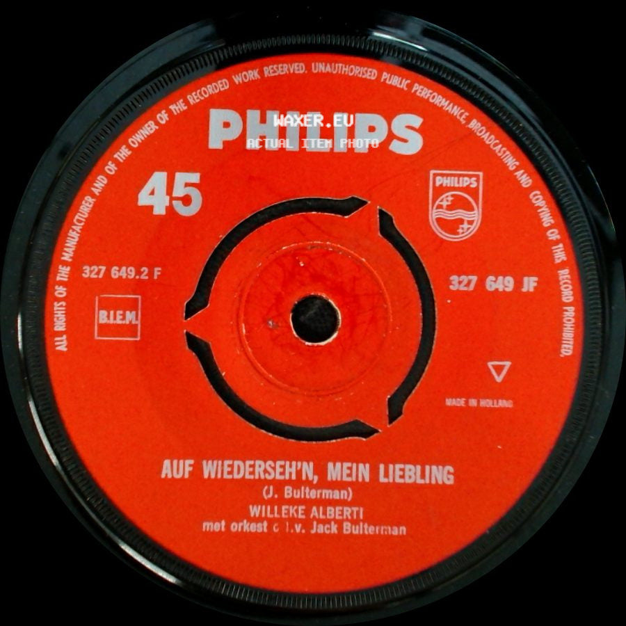 Willeke Alberti - De Winter Was Lang / Auf Wiederseh'n, Mein Liebling side B