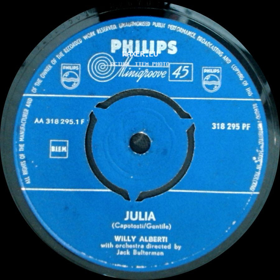 Willy Alberti - Julia / Guarda Che Luna side A