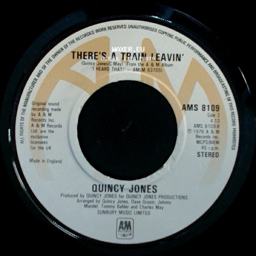 Quincy Jones - Ai No Corrida (I-No-Ko-Ree-Da) / There's A Train Leavin' side B