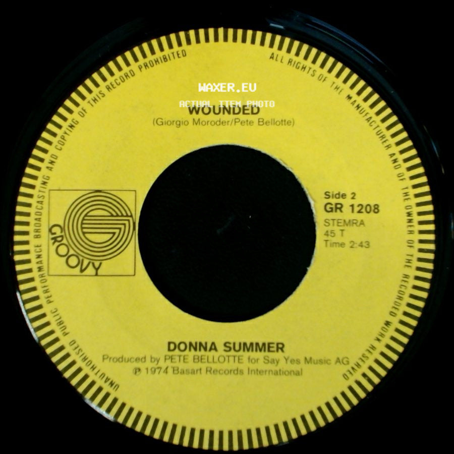 Donna Summer - Lady Of The Night / Wounded side B