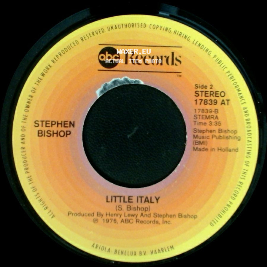 Stephen Bishop - On And On / Little Italy side B