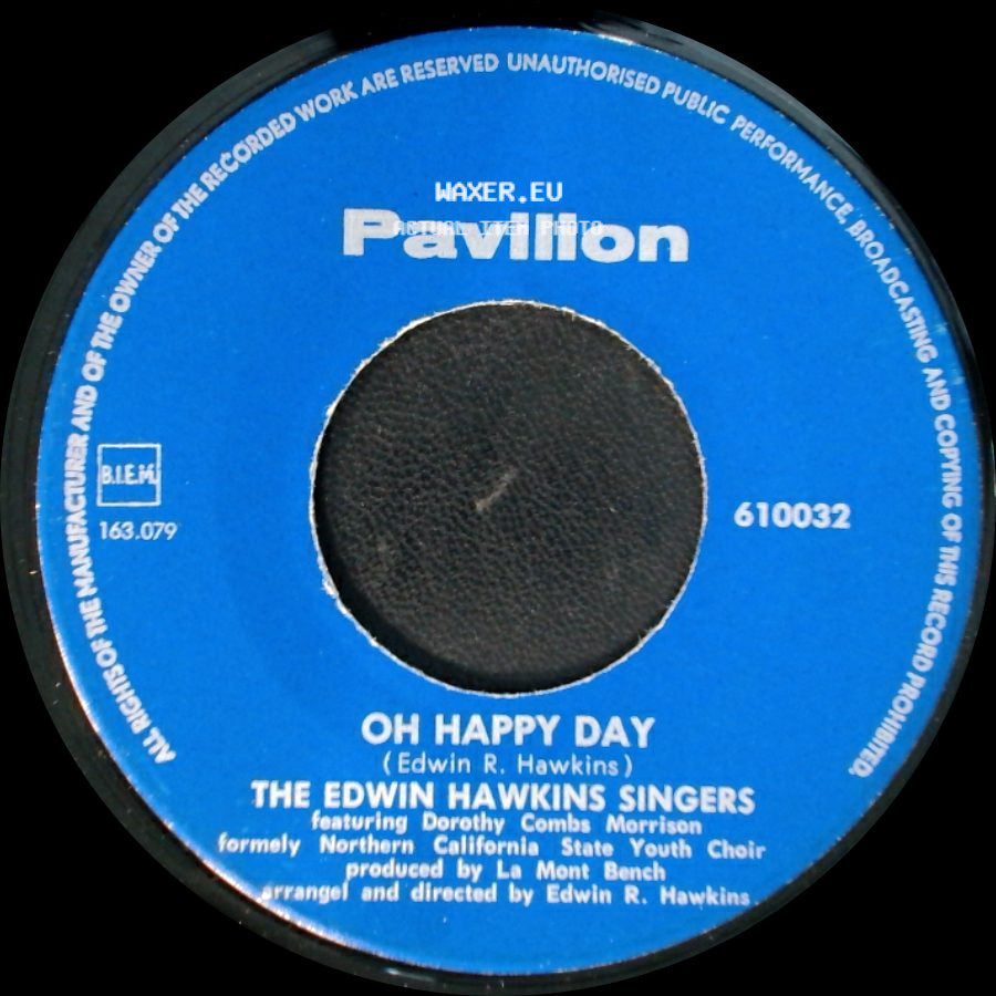 The Edwin Hawkins Singers - Jesus, Lover Of My Soul / Oh Happy Day side B