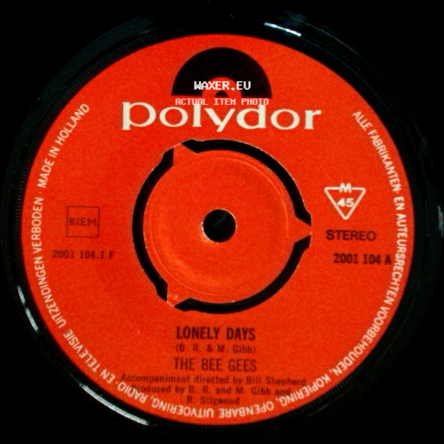 The Bee Gees - Lonely Days / Man For All Seasons side A