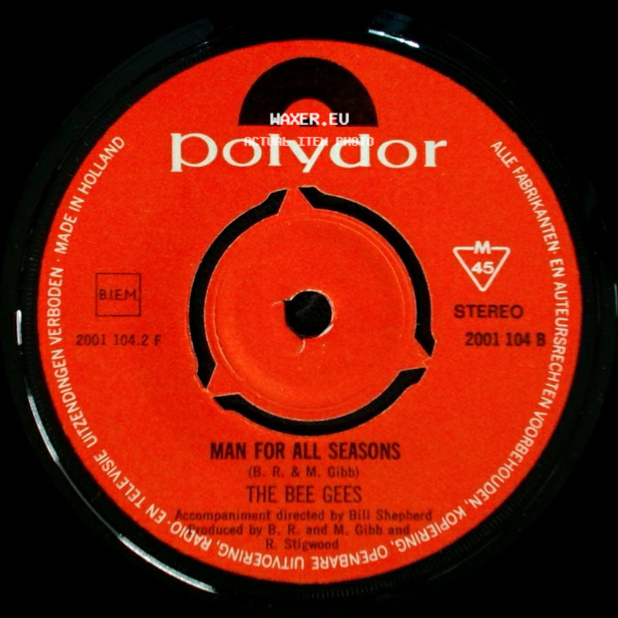 The Bee Gees - Lonely Days / Man For All Seasons side B