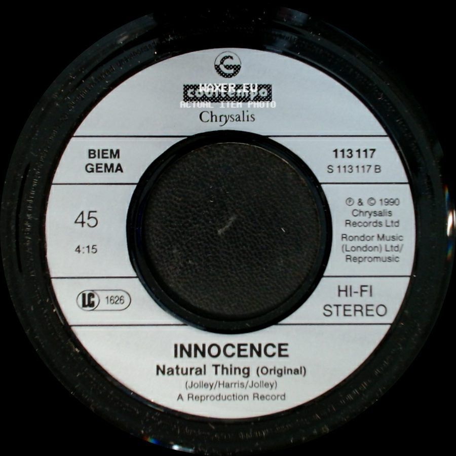 Innocence - Natural Thing (Original) / Natural Thing side A